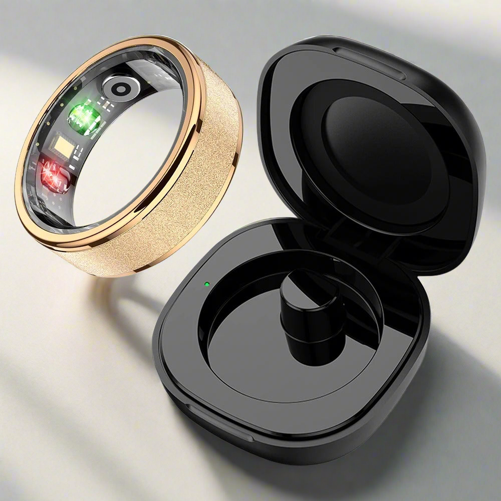 Smart Ring With Charging Case