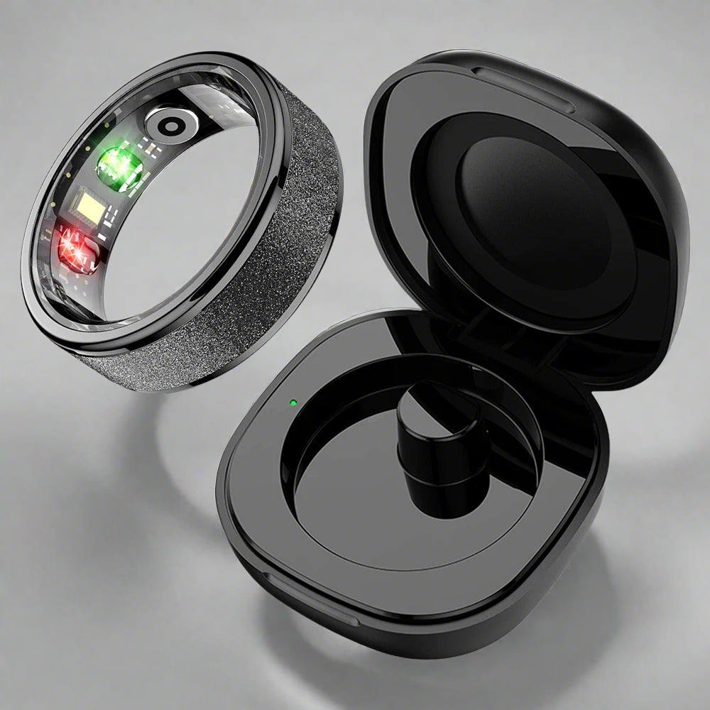 Smart Ring With Charging Case