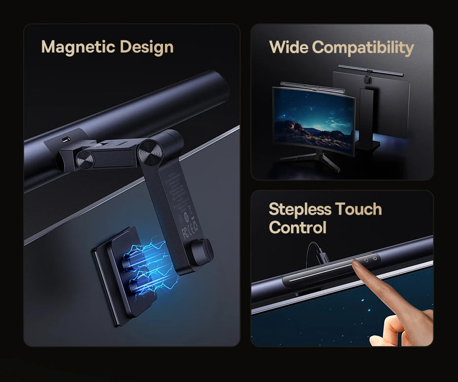 Magnetic Computer Screen Light