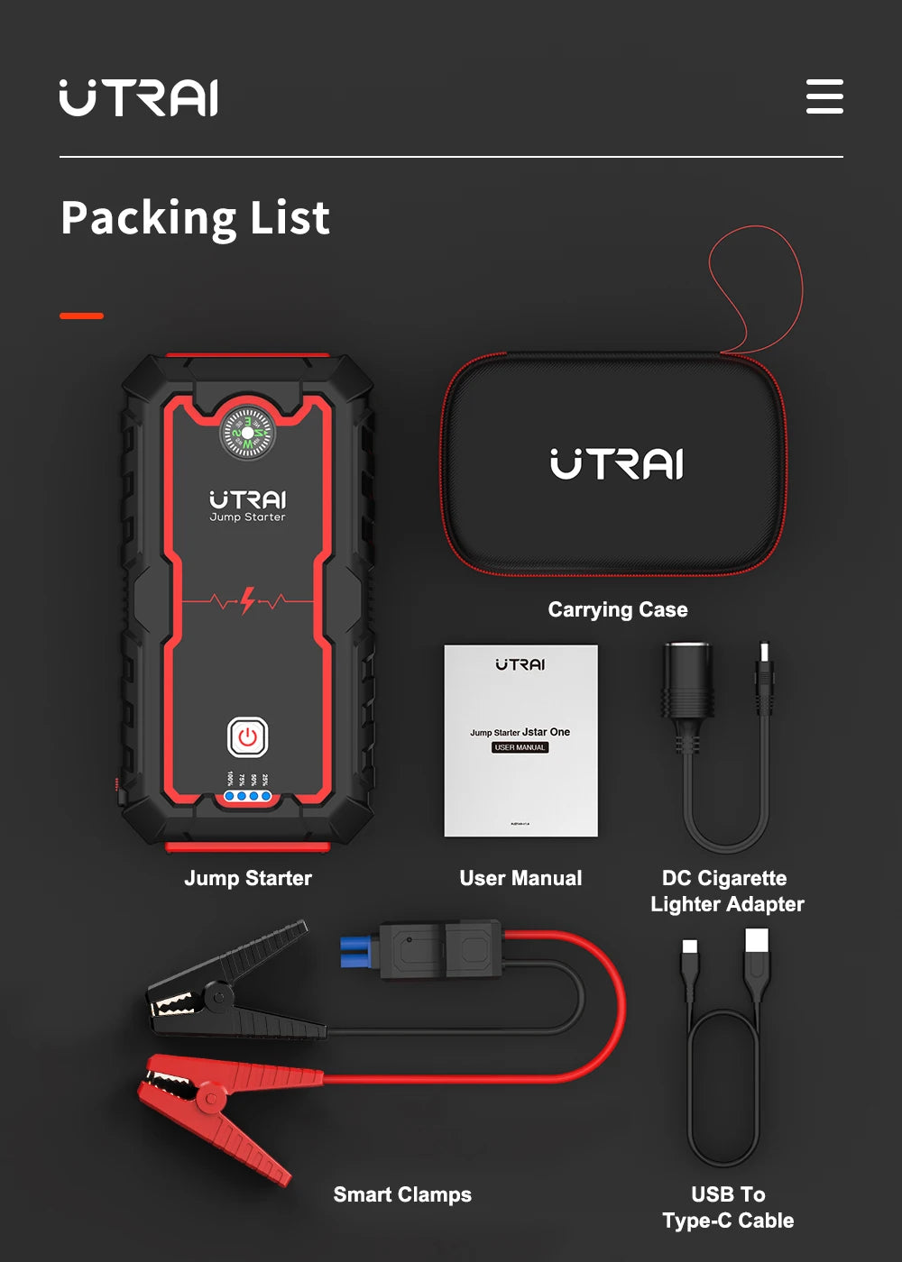 Portable Jump Starter