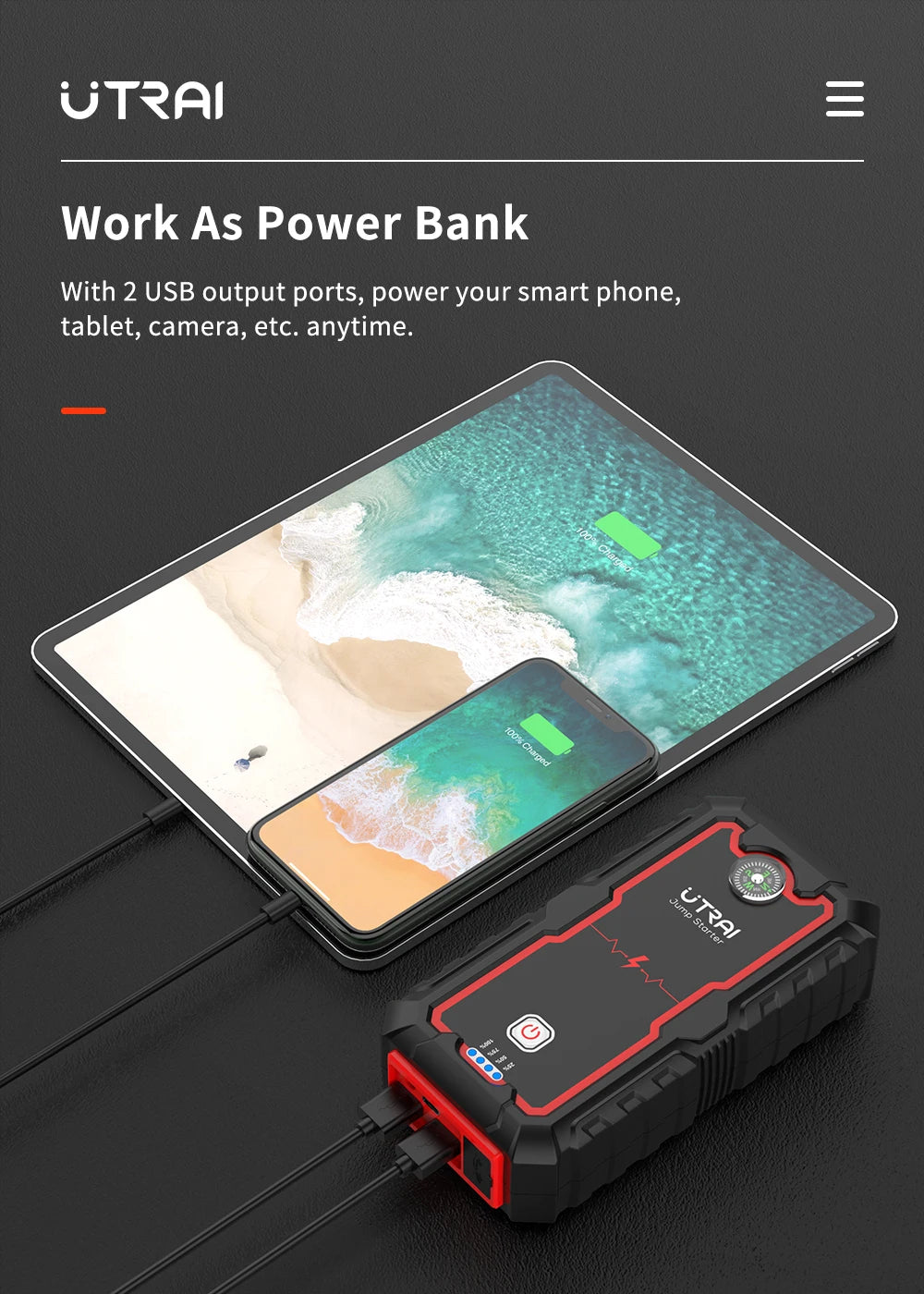 Portable Jump Starter