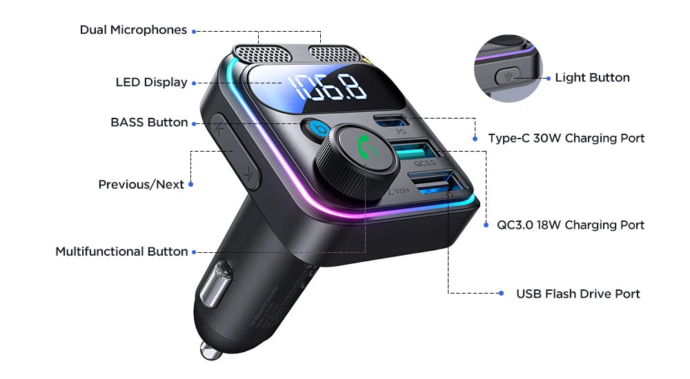 Bluetooth FM Transmitter