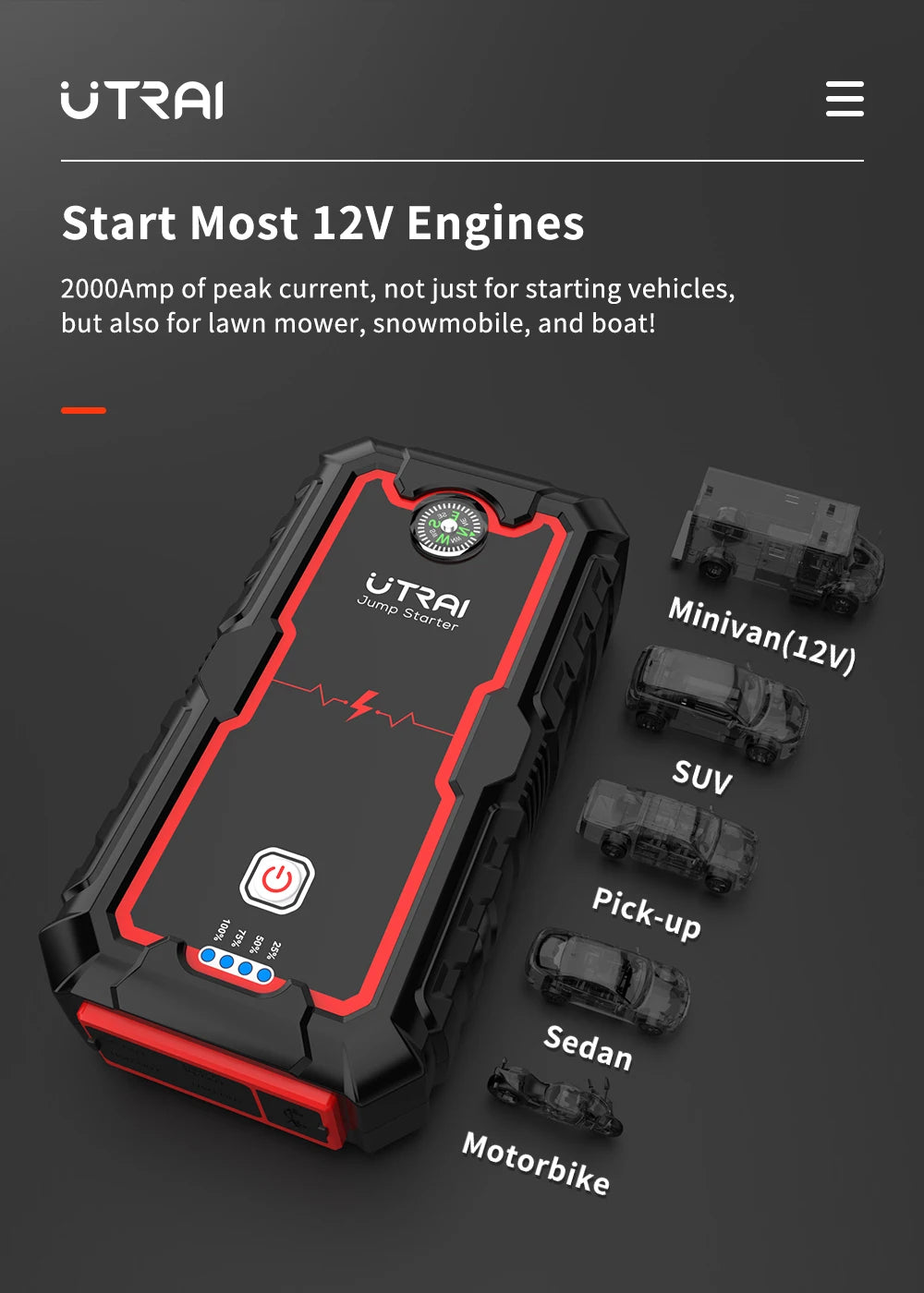 Portable Jump Starter