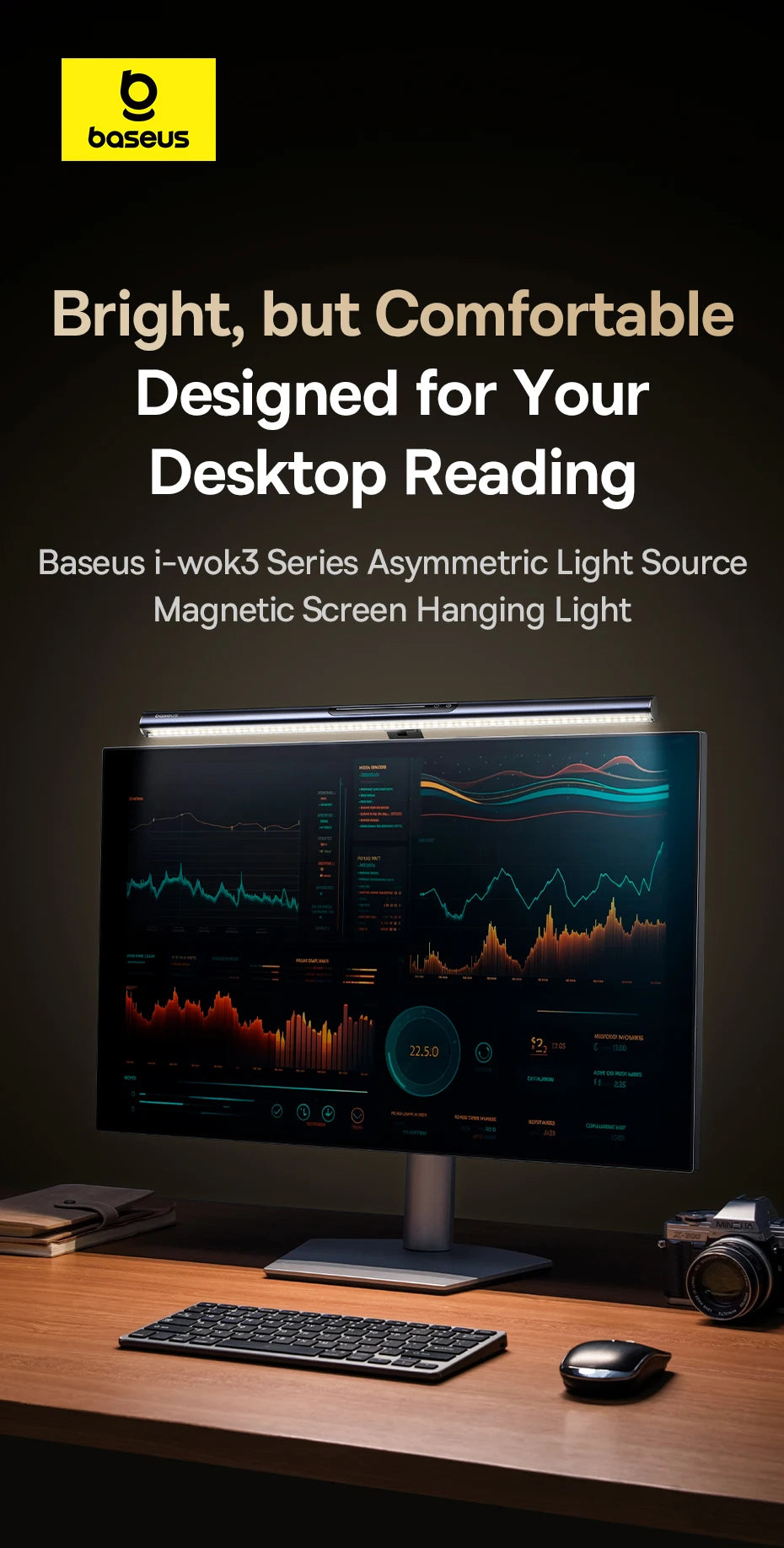 Magnetic Computer Screen Light