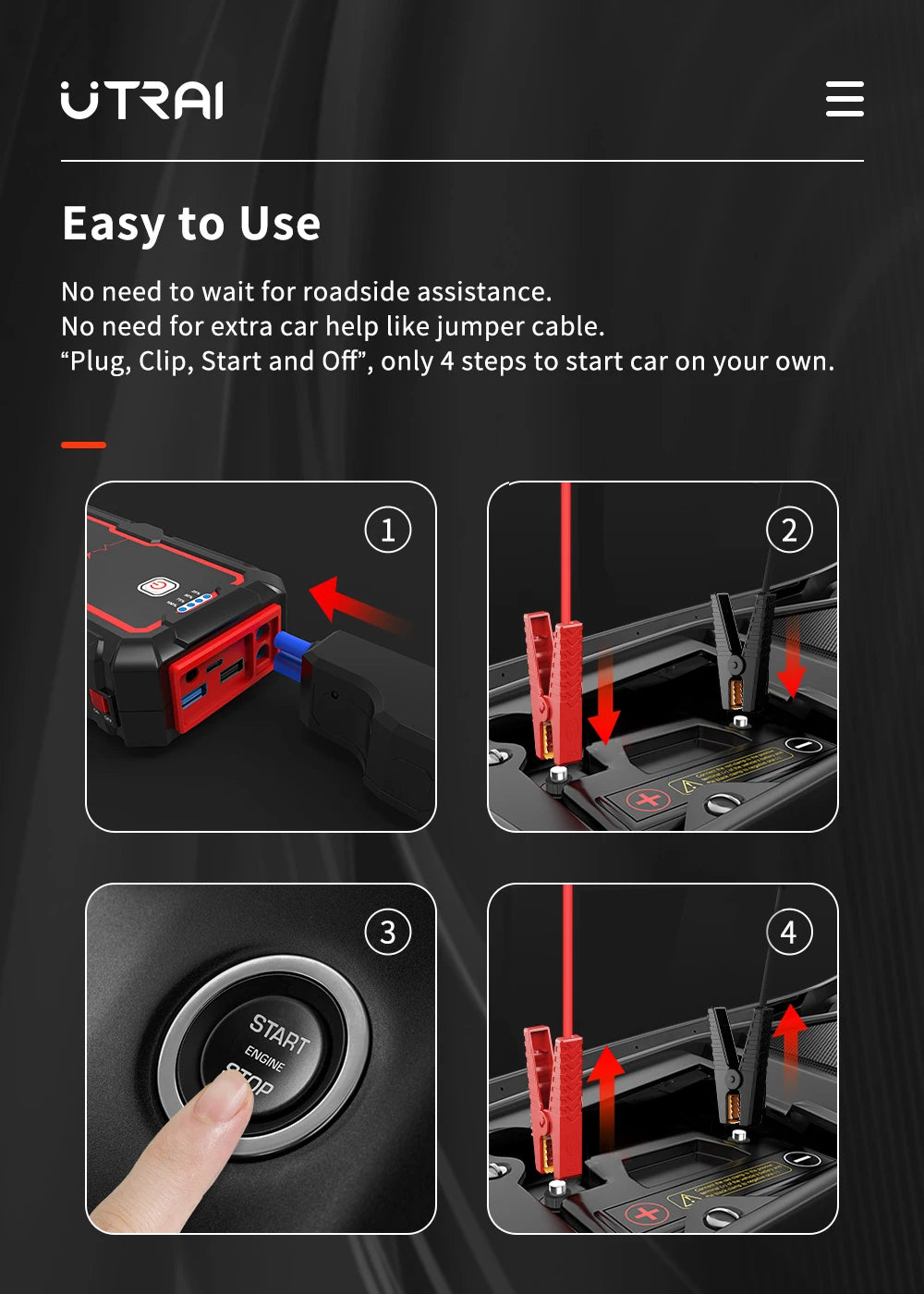 Portable Jump Starter