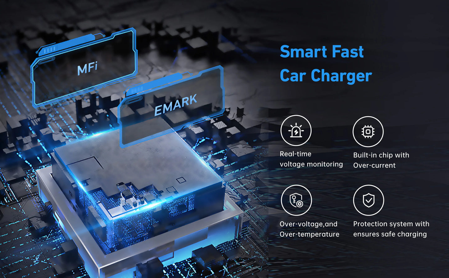 4 in 1 Retractable Car Charger