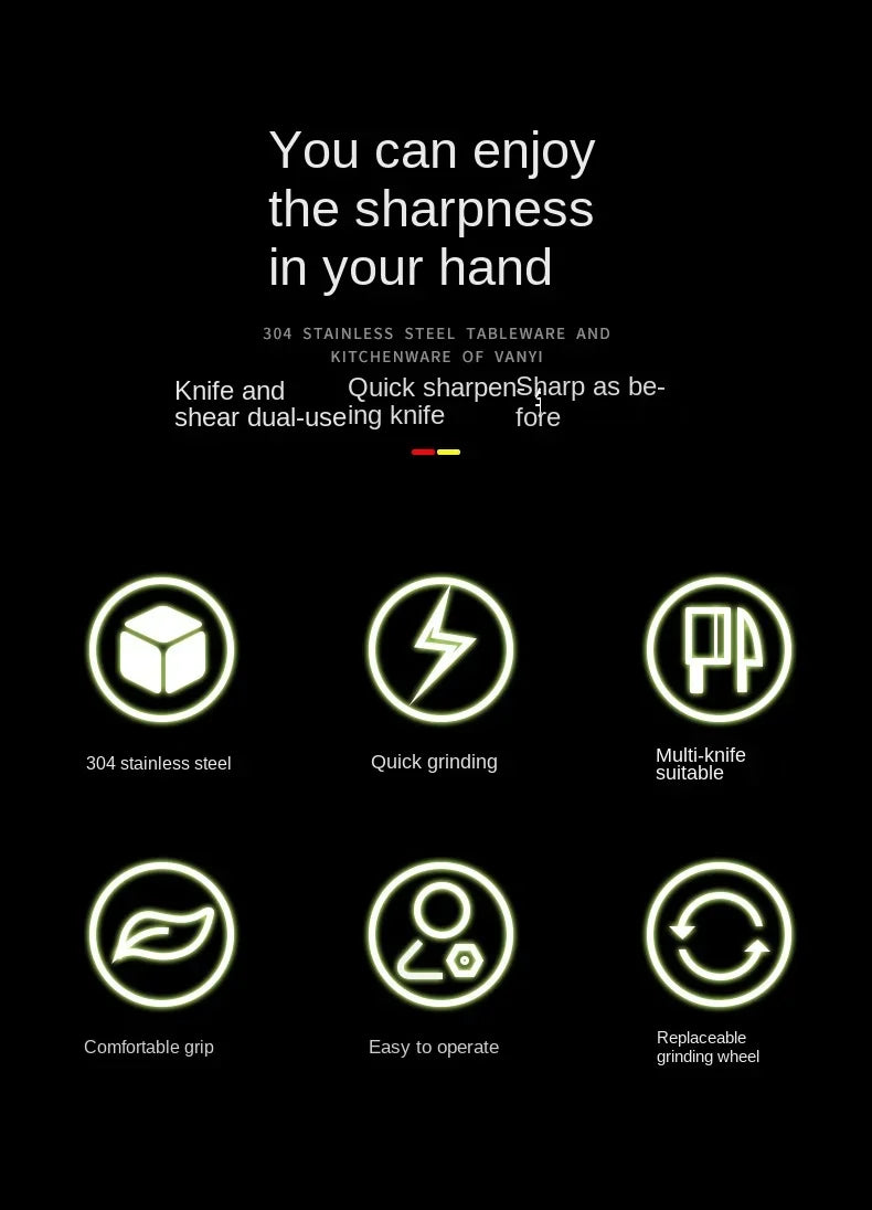 Kitchen Electric Knife Sharpener
