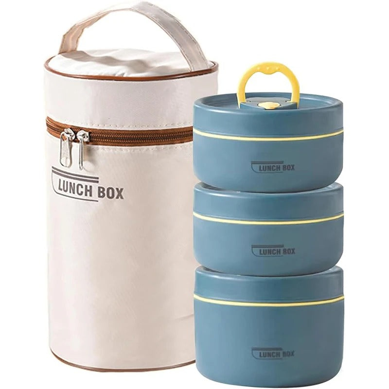 Portable Insulated Lunch Set