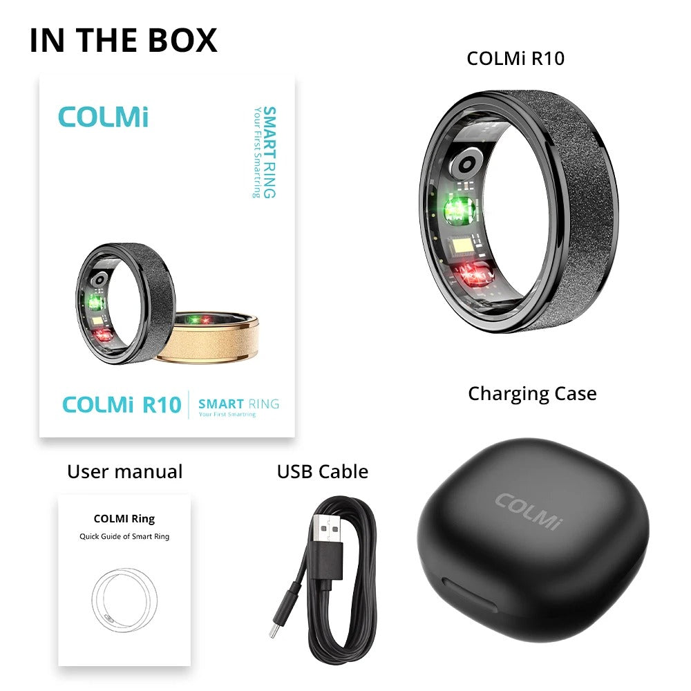 Smart Ring With Charging Case