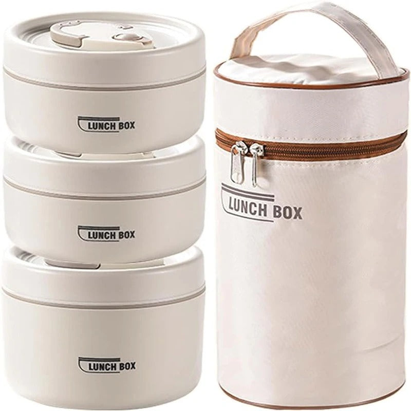 Portable Insulated Lunch Set