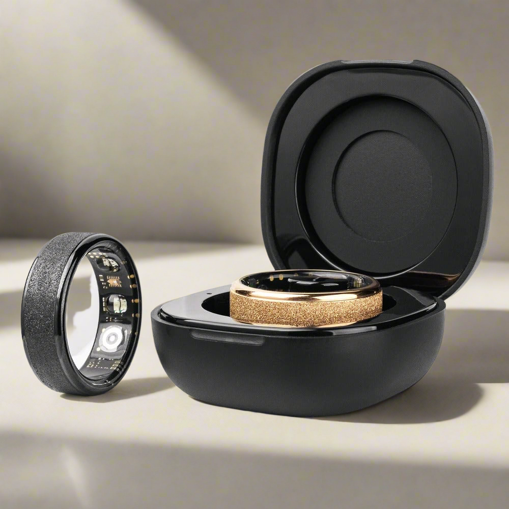 Smart Ring With Charging Case