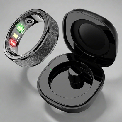 Smart Ring With Charging Case