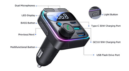 Bluetooth FM Transmitter