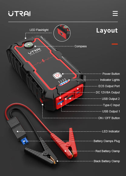 Portable Jump Starter