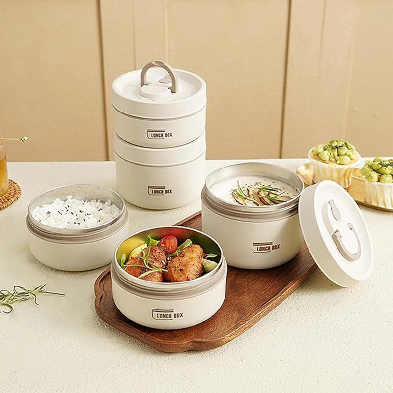 Portable Insulated Lunch Set